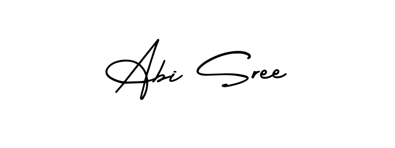 Check out images of Autograph of Abi Sree name. Actor Abi Sree Signature Style. AmerikaSignatureDemo-Regular is a professional sign style online. Abi Sree signature style 3 images and pictures png