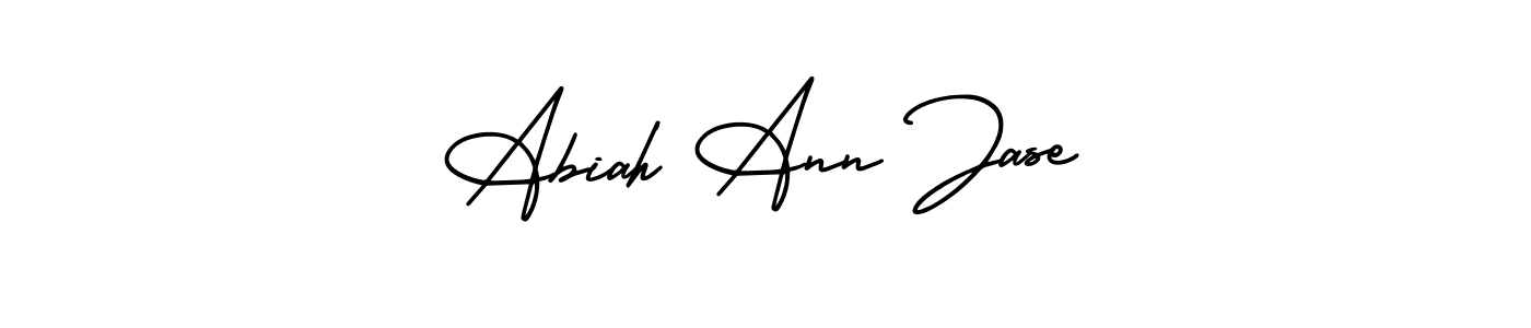 Similarly AmerikaSignatureDemo-Regular is the best handwritten signature design. Signature creator online .You can use it as an online autograph creator for name Abiah Ann Jase. Abiah Ann Jase signature style 3 images and pictures png