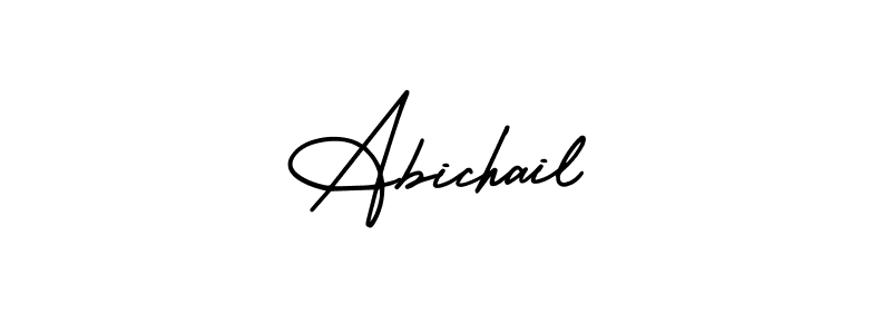 Abichail stylish signature style. Best Handwritten Sign (AmerikaSignatureDemo-Regular) for my name. Handwritten Signature Collection Ideas for my name Abichail. Abichail signature style 3 images and pictures png