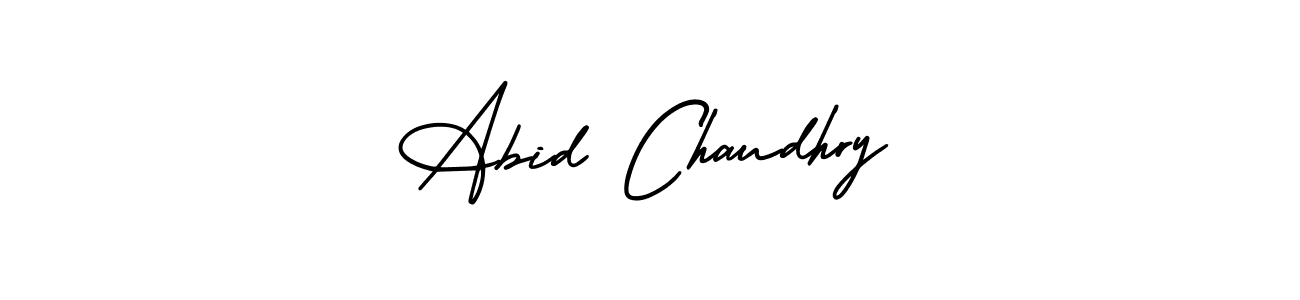 Also we have Abid Chaudhry name is the best signature style. Create professional handwritten signature collection using AmerikaSignatureDemo-Regular autograph style. Abid Chaudhry signature style 3 images and pictures png