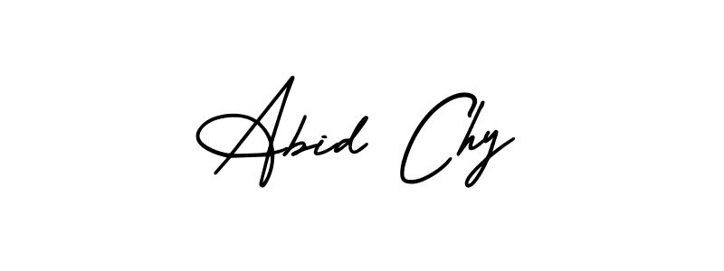 Create a beautiful signature design for name Abid Chy. With this signature (AmerikaSignatureDemo-Regular) fonts, you can make a handwritten signature for free. Abid Chy signature style 3 images and pictures png
