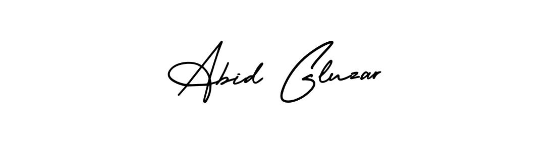if you are searching for the best signature style for your name Abid Gluzar. so please give up your signature search. here we have designed multiple signature styles  using AmerikaSignatureDemo-Regular. Abid Gluzar signature style 3 images and pictures png