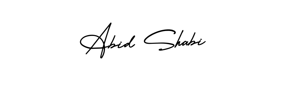 if you are searching for the best signature style for your name Abid Shabi. so please give up your signature search. here we have designed multiple signature styles  using AmerikaSignatureDemo-Regular. Abid Shabi signature style 3 images and pictures png