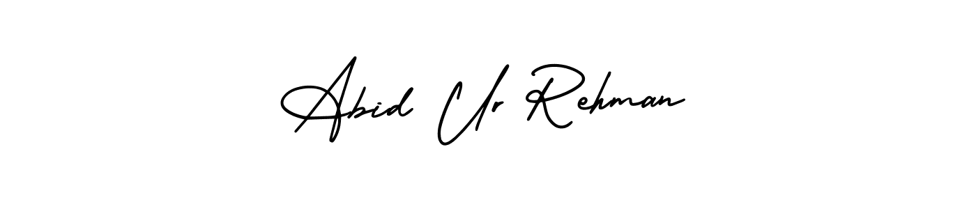 Also You can easily find your signature by using the search form. We will create Abid Ur Rehman name handwritten signature images for you free of cost using AmerikaSignatureDemo-Regular sign style. Abid Ur Rehman signature style 3 images and pictures png