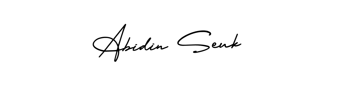 Create a beautiful signature design for name Abidin Seuk. With this signature (AmerikaSignatureDemo-Regular) fonts, you can make a handwritten signature for free. Abidin Seuk signature style 3 images and pictures png
