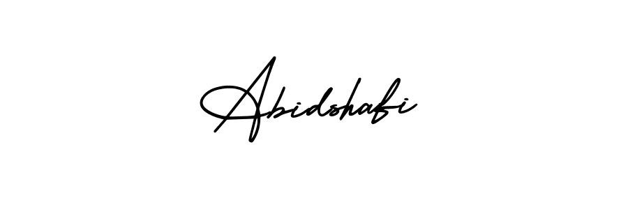 How to make Abidshafi signature? AmerikaSignatureDemo-Regular is a professional autograph style. Create handwritten signature for Abidshafi name. Abidshafi signature style 3 images and pictures png