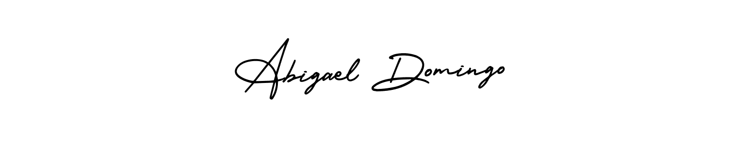 if you are searching for the best signature style for your name Abigael Domingo. so please give up your signature search. here we have designed multiple signature styles  using AmerikaSignatureDemo-Regular. Abigael Domingo signature style 3 images and pictures png