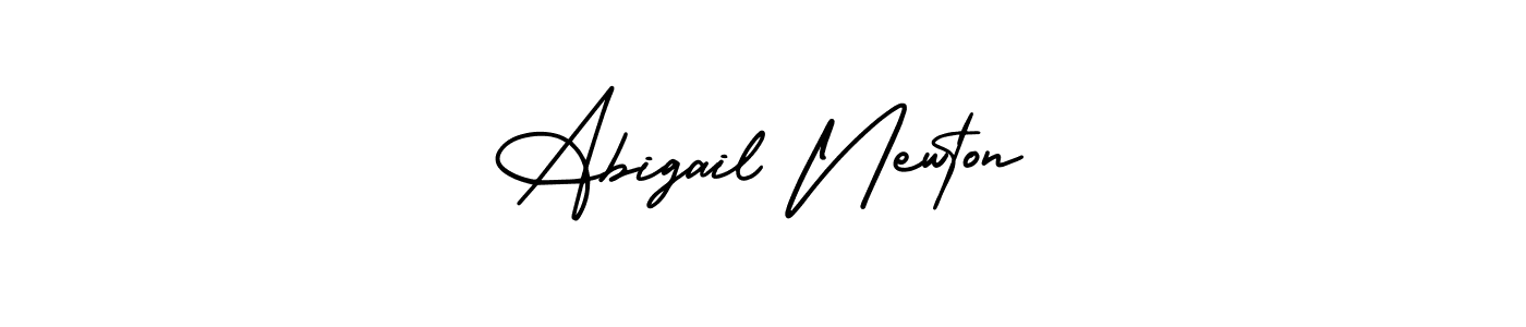 Make a beautiful signature design for name Abigail Newton. With this signature (AmerikaSignatureDemo-Regular) style, you can create a handwritten signature for free. Abigail Newton signature style 3 images and pictures png