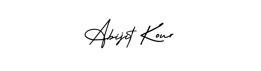 Also You can easily find your signature by using the search form. We will create Abijit Kour name handwritten signature images for you free of cost using AmerikaSignatureDemo-Regular sign style. Abijit Kour signature style 3 images and pictures png