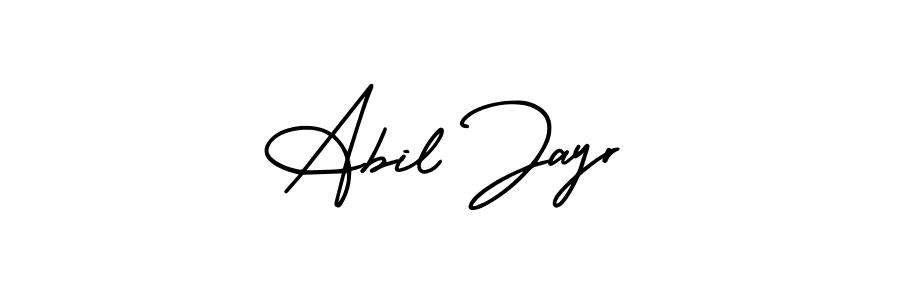 This is the best signature style for the Abil Jayr name. Also you like these signature font (AmerikaSignatureDemo-Regular). Mix name signature. Abil Jayr signature style 3 images and pictures png