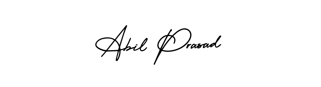 Make a beautiful signature design for name Abil Prasad. With this signature (AmerikaSignatureDemo-Regular) style, you can create a handwritten signature for free. Abil Prasad signature style 3 images and pictures png