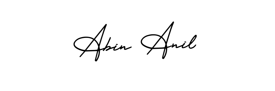 AmerikaSignatureDemo-Regular is a professional signature style that is perfect for those who want to add a touch of class to their signature. It is also a great choice for those who want to make their signature more unique. Get Abin Anil name to fancy signature for free. Abin Anil signature style 3 images and pictures png