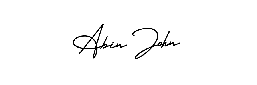 Also we have Abin John name is the best signature style. Create professional handwritten signature collection using AmerikaSignatureDemo-Regular autograph style. Abin John signature style 3 images and pictures png