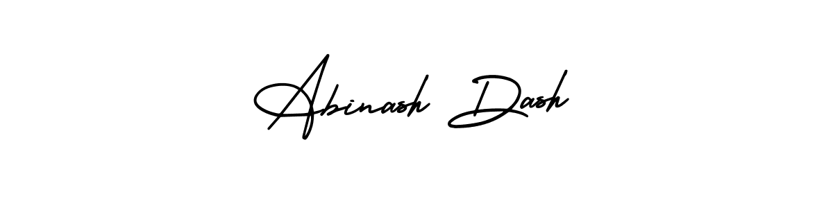 How to make Abinash Dash name signature. Use AmerikaSignatureDemo-Regular style for creating short signs online. This is the latest handwritten sign. Abinash Dash signature style 3 images and pictures png