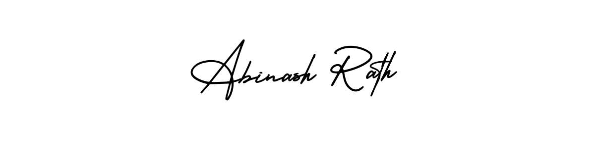 The best way (AmerikaSignatureDemo-Regular) to make a short signature is to pick only two or three words in your name. The name Abinash Rath include a total of six letters. For converting this name. Abinash Rath signature style 3 images and pictures png