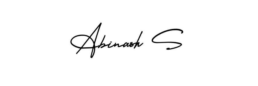 How to make Abinash S signature? AmerikaSignatureDemo-Regular is a professional autograph style. Create handwritten signature for Abinash S name. Abinash S signature style 3 images and pictures png