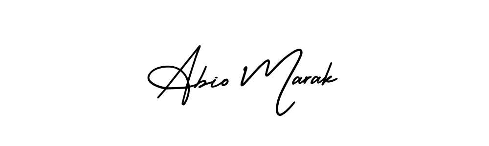 Make a beautiful signature design for name Abio Marak. With this signature (AmerikaSignatureDemo-Regular) style, you can create a handwritten signature for free. Abio Marak signature style 3 images and pictures png