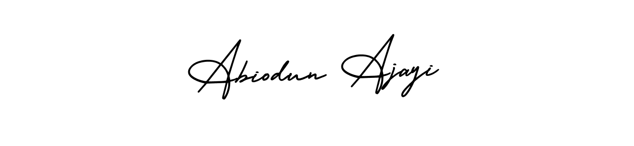 Here are the top 10 professional signature styles for the name Abiodun Ajayi. These are the best autograph styles you can use for your name. Abiodun Ajayi signature style 3 images and pictures png