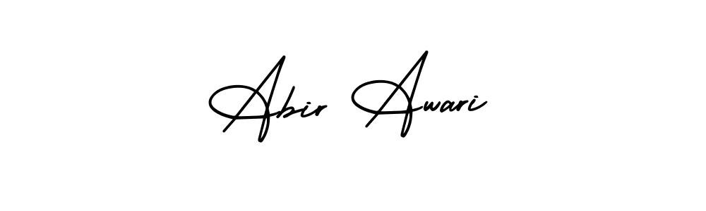 Make a short Abir Awari signature style. Manage your documents anywhere anytime using AmerikaSignatureDemo-Regular. Create and add eSignatures, submit forms, share and send files easily. Abir Awari signature style 3 images and pictures png