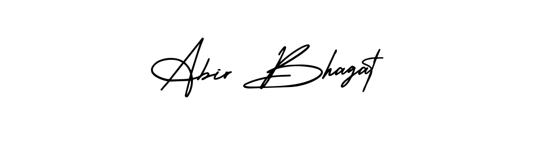 Use a signature maker to create a handwritten signature online. With this signature software, you can design (AmerikaSignatureDemo-Regular) your own signature for name Abir Bhagat. Abir Bhagat signature style 3 images and pictures png