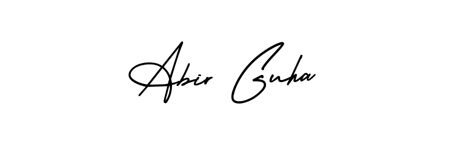 Similarly AmerikaSignatureDemo-Regular is the best handwritten signature design. Signature creator online .You can use it as an online autograph creator for name Abir Guha. Abir Guha signature style 3 images and pictures png