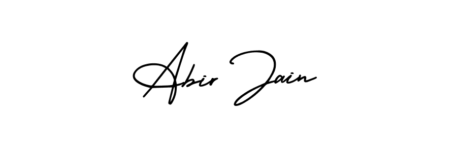 Make a beautiful signature design for name Abir Jain. Use this online signature maker to create a handwritten signature for free. Abir Jain signature style 3 images and pictures png