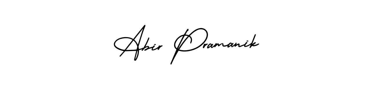 How to make Abir Pramanik signature? AmerikaSignatureDemo-Regular is a professional autograph style. Create handwritten signature for Abir Pramanik name. Abir Pramanik signature style 3 images and pictures png