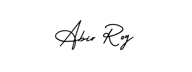 It looks lik you need a new signature style for name Abir Roy. Design unique handwritten (AmerikaSignatureDemo-Regular) signature with our free signature maker in just a few clicks. Abir Roy signature style 3 images and pictures png