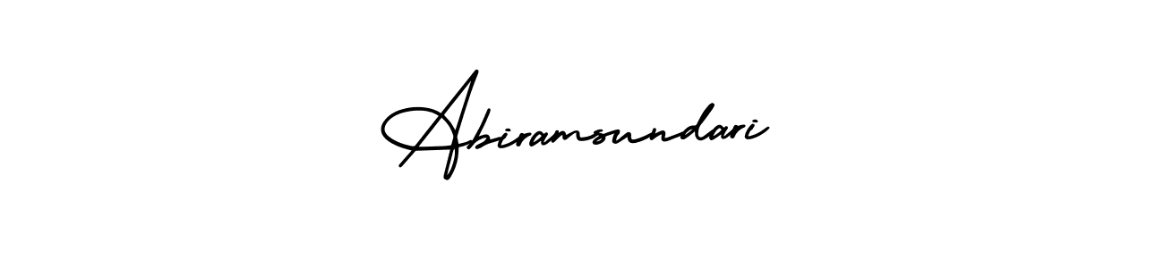 You should practise on your own different ways (AmerikaSignatureDemo-Regular) to write your name (Abiramsundari) in signature. don't let someone else do it for you. Abiramsundari signature style 3 images and pictures png