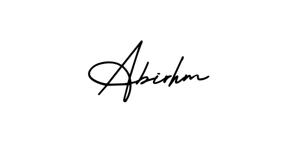 Make a beautiful signature design for name Abirhm. Use this online signature maker to create a handwritten signature for free. Abirhm signature style 3 images and pictures png