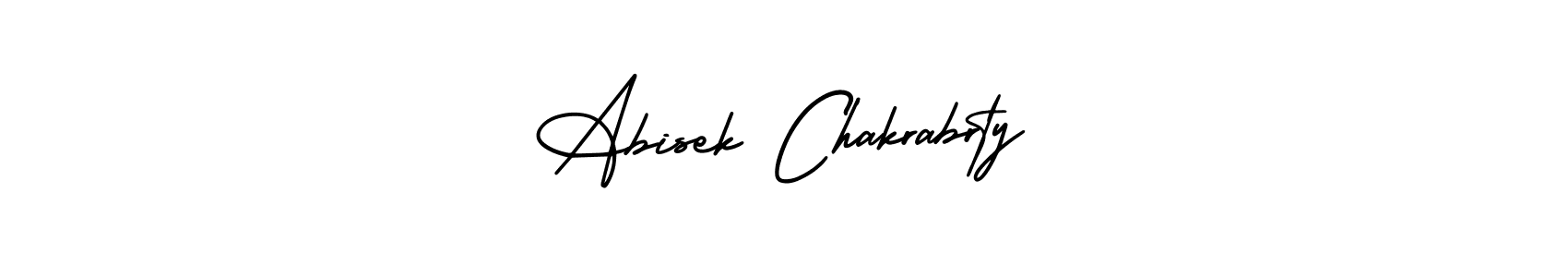 You should practise on your own different ways (AmerikaSignatureDemo-Regular) to write your name (Abisek Chakrabrty) in signature. don't let someone else do it for you. Abisek Chakrabrty signature style 3 images and pictures png
