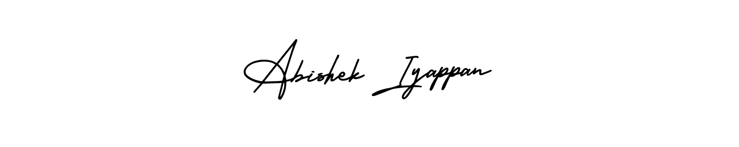 How to Draw Abishek Iyappan signature style? AmerikaSignatureDemo-Regular is a latest design signature styles for name Abishek Iyappan. Abishek Iyappan signature style 3 images and pictures png
