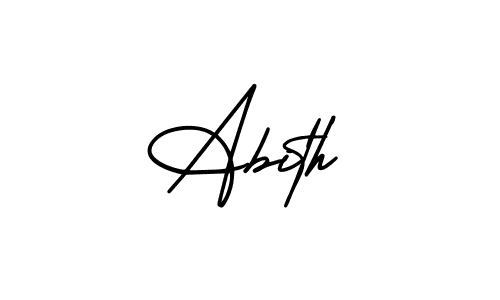 Also You can easily find your signature by using the search form. We will create Abith name handwritten signature images for you free of cost using AmerikaSignatureDemo-Regular sign style. Abith signature style 3 images and pictures png