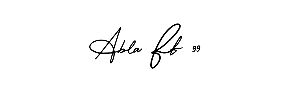 Use a signature maker to create a handwritten signature online. With this signature software, you can design (AmerikaSignatureDemo-Regular) your own signature for name Abla Ff 99. Abla Ff 99 signature style 3 images and pictures png