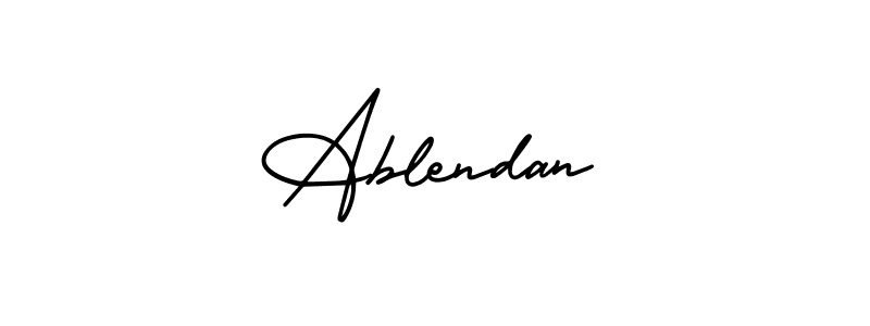 Also You can easily find your signature by using the search form. We will create Ablendan name handwritten signature images for you free of cost using AmerikaSignatureDemo-Regular sign style. Ablendan signature style 3 images and pictures png