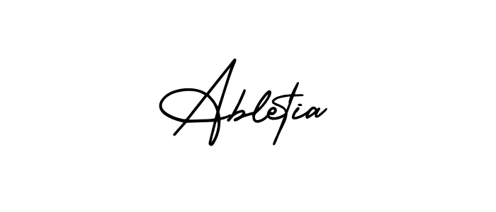 You can use this online signature creator to create a handwritten signature for the name Abletia. This is the best online autograph maker. Abletia signature style 3 images and pictures png