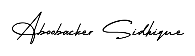 Use a signature maker to create a handwritten signature online. With this signature software, you can design (AmerikaSignatureDemo-Regular) your own signature for name Aboobacker Sidhique. Aboobacker Sidhique signature style 3 images and pictures png