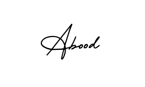 Also we have Abood name is the best signature style. Create professional handwritten signature collection using AmerikaSignatureDemo-Regular autograph style. Abood signature style 3 images and pictures png