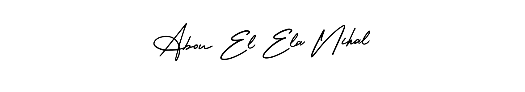 Make a beautiful signature design for name Abou El Ela Nihal. Use this online signature maker to create a handwritten signature for free. Abou El Ela Nihal signature style 3 images and pictures png