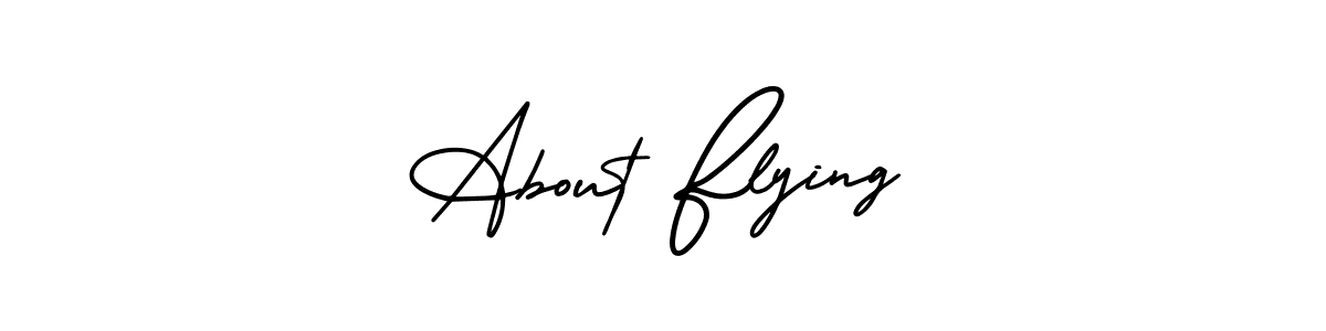 AmerikaSignatureDemo-Regular is a professional signature style that is perfect for those who want to add a touch of class to their signature. It is also a great choice for those who want to make their signature more unique. Get About Flying name to fancy signature for free. About Flying signature style 3 images and pictures png
