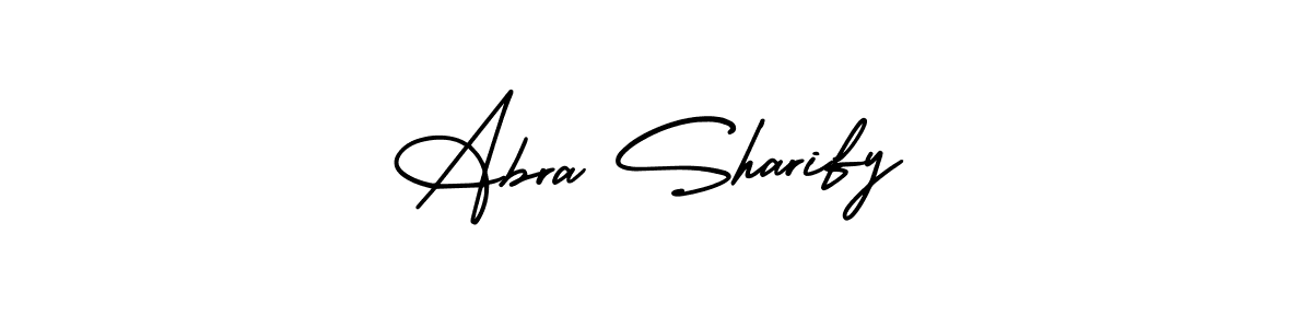 AmerikaSignatureDemo-Regular is a professional signature style that is perfect for those who want to add a touch of class to their signature. It is also a great choice for those who want to make their signature more unique. Get Abra Sharify name to fancy signature for free. Abra Sharify signature style 3 images and pictures png