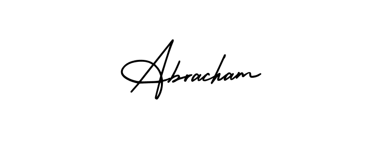 Abracham stylish signature style. Best Handwritten Sign (AmerikaSignatureDemo-Regular) for my name. Handwritten Signature Collection Ideas for my name Abracham. Abracham signature style 3 images and pictures png