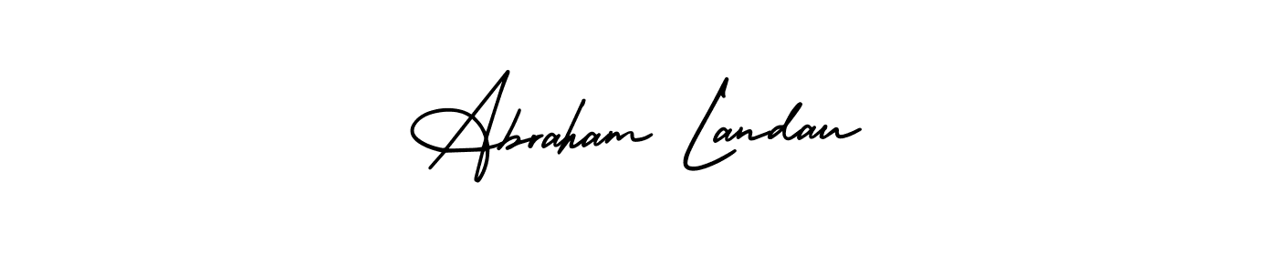 How to make Abraham Landau signature? AmerikaSignatureDemo-Regular is a professional autograph style. Create handwritten signature for Abraham Landau name. Abraham Landau signature style 3 images and pictures png