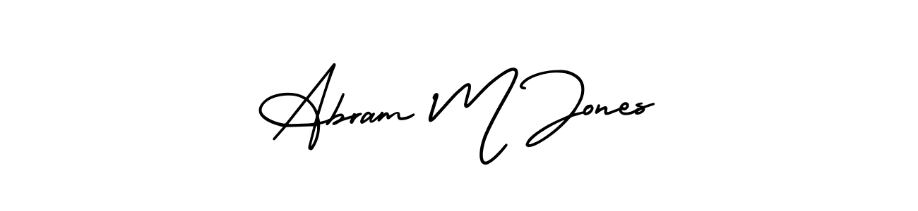 How to Draw Abram M Jones signature style? AmerikaSignatureDemo-Regular is a latest design signature styles for name Abram M Jones. Abram M Jones signature style 3 images and pictures png