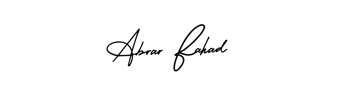 Similarly AmerikaSignatureDemo-Regular is the best handwritten signature design. Signature creator online .You can use it as an online autograph creator for name Abrar Fahad. Abrar Fahad signature style 3 images and pictures png