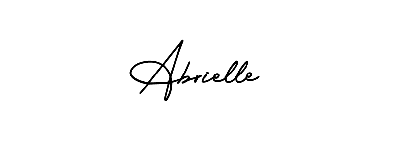 How to make Abrielle signature? AmerikaSignatureDemo-Regular is a professional autograph style. Create handwritten signature for Abrielle name. Abrielle signature style 3 images and pictures png