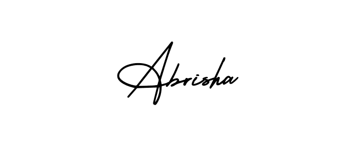 How to Draw Abrisha signature style? AmerikaSignatureDemo-Regular is a latest design signature styles for name Abrisha. Abrisha signature style 3 images and pictures png