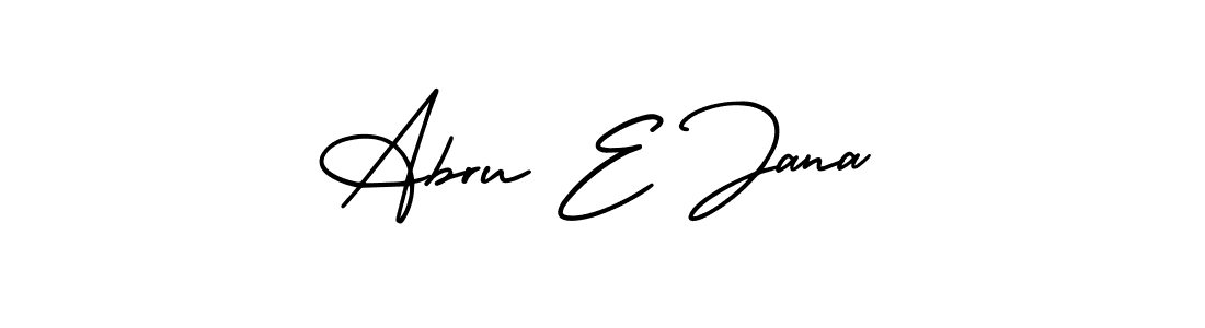 if you are searching for the best signature style for your name Abru E Jana. so please give up your signature search. here we have designed multiple signature styles  using AmerikaSignatureDemo-Regular. Abru E Jana signature style 3 images and pictures png