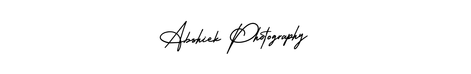 Similarly AmerikaSignatureDemo-Regular is the best handwritten signature design. Signature creator online .You can use it as an online autograph creator for name Abshiek Photography. Abshiek Photography signature style 3 images and pictures png