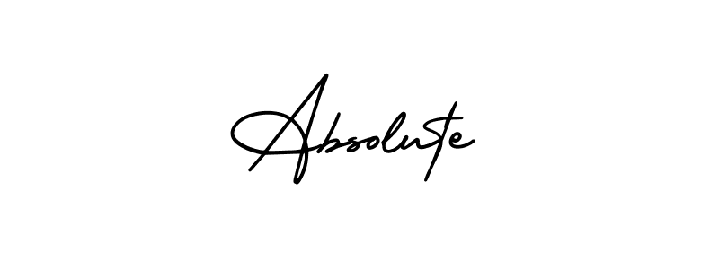 Make a beautiful signature design for name Absolute. With this signature (AmerikaSignatureDemo-Regular) style, you can create a handwritten signature for free. Absolute signature style 3 images and pictures png